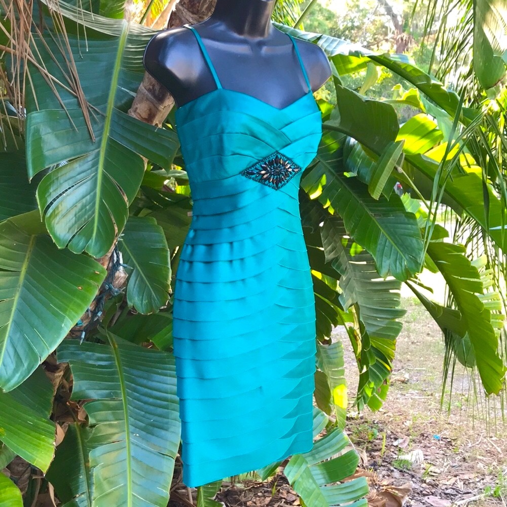 Satin bandage dress
